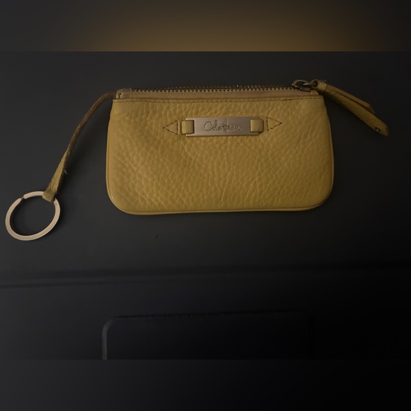 Cole Haan Pebbled Leather Card Holder Key
Chain Wristlet - Picture 4 of 8